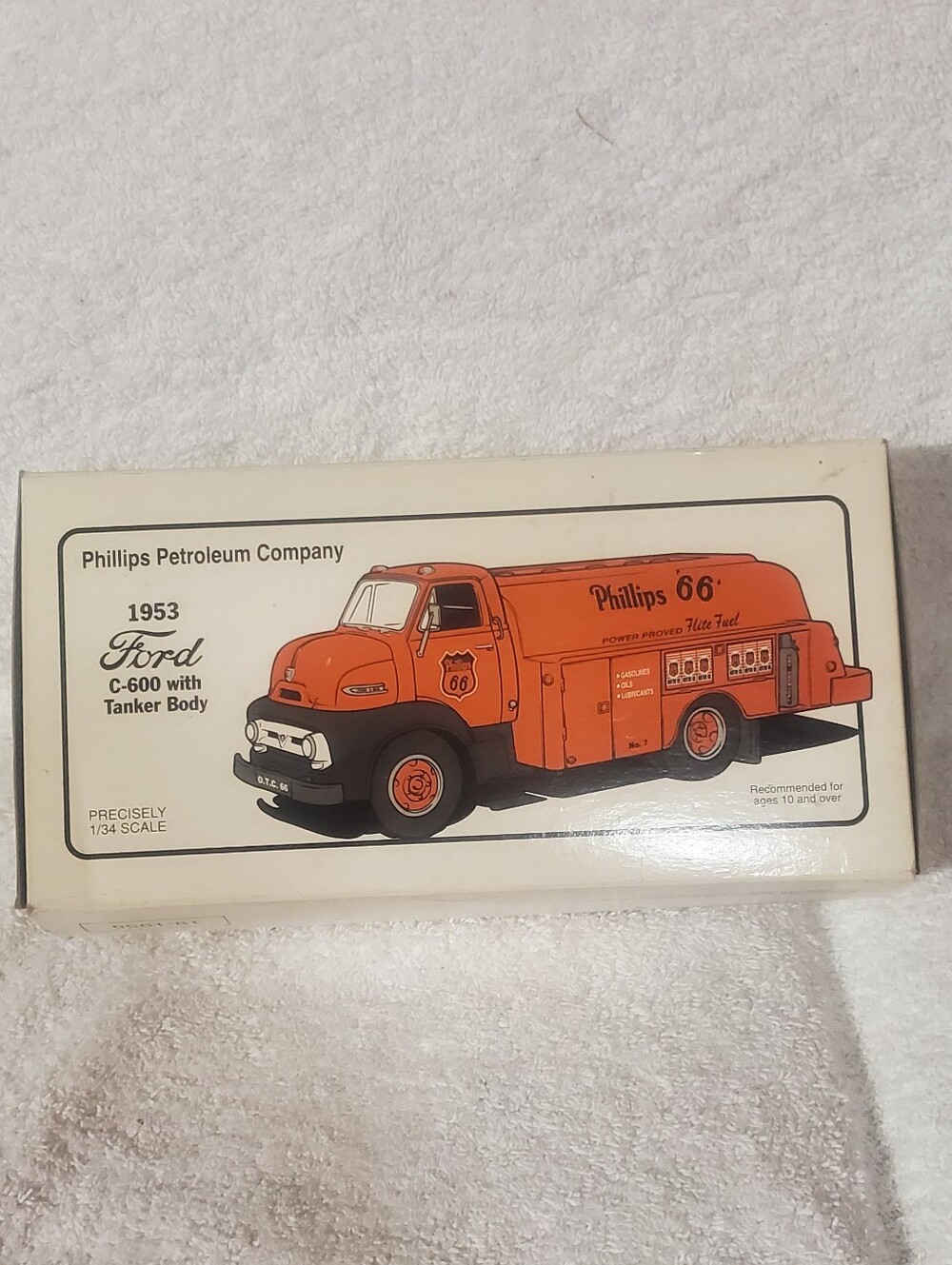 Source Unknown Orange Phillips 66 Toy Tanker Truck